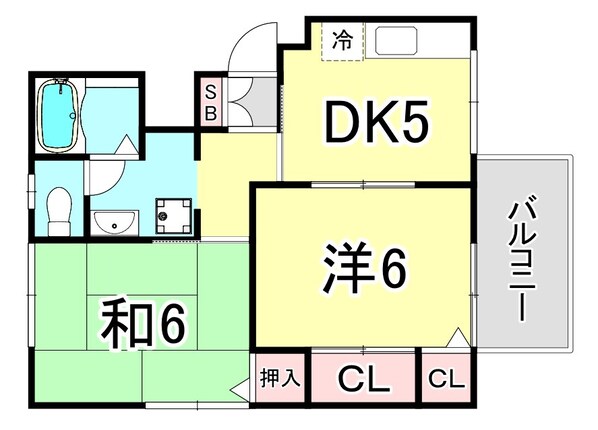 マニャーナ夙川の物件間取画像